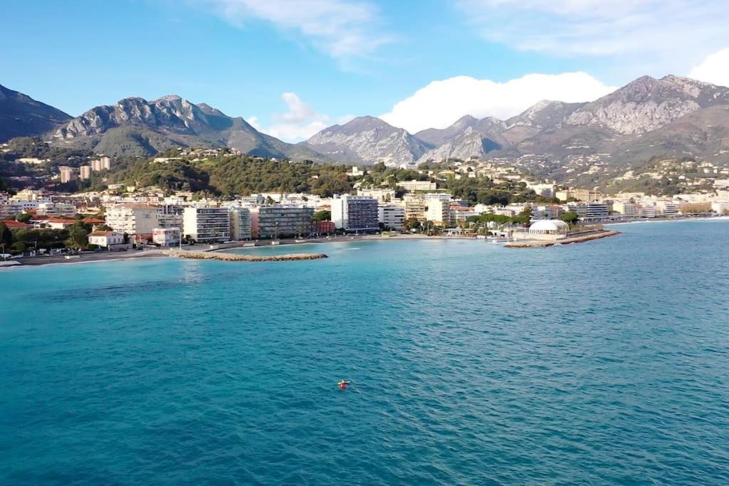 06B - Beautiful 2 Rooms With Terrace Sea View Roquebrune-Cap-Martin Eksteriør billede